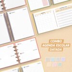 Combo Agenda Escolar 2026 Datada – A5 + Mini (Nilmara)