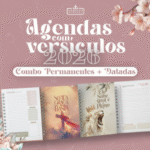 Combo Agendas Versículos Permanentes + Datadas (Amarantto)