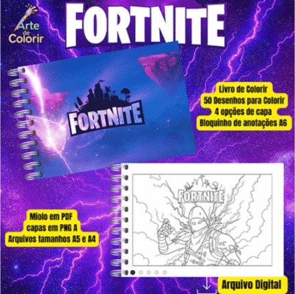 Fortnite - Livro de Colorir