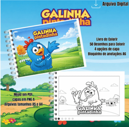 Galinha Pintadinha - Livro de Colorir