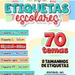 Etiquetas Escolares 2026 (Letterinhas)