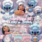 Lilo e Stitch Confeitaria - Kit Digital