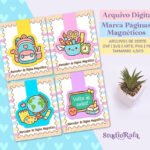 Marcadores de Páginas Magnéticos - Volta às aulas