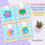 Marcadores de Páginas Magnéticos - Volta às aulas