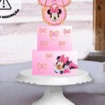 Minnie - Topo de Bolo