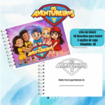 Os aventureiros - Livro de Colorir