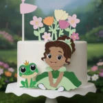 Princesa Tiana - Topo de Bolo