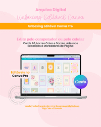 Unboxing Editável Canva (Branco Papel)