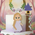 Rapunzel - Topo de Bolo