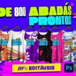 800 Abadás Editáveis Carnaval 2026
