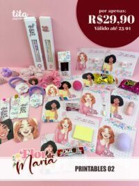 Flor de Maria – Pack Printables 02 – Dia das Mulheres (Tita)