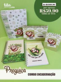 Preguiça - Combo Encadernação (Tita)