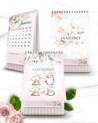 Kit Calendários Floral Rosa - Imagem 2