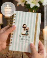 Encadernação - Caderno A6 Versículos Notas de Fé e Devoção - Imagem 5