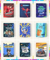 Capas de Caderno 2026 | Volta às Aulas (Ana Flor) - Imagem 4