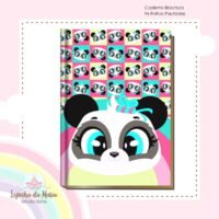 Caderno Panda Puket Menina Volta ás Aulas - Imagem 2