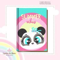Caderno Panda Puket Menina Volta ás Aulas - Imagem 3