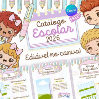 Catálogo Escolar Editável No Canva 2026 - Imagem 5