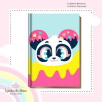 Caderno Panda Puket Menina Volta ás Aulas - Imagem 4