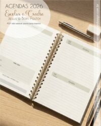 Combo Digital Agenda Escolar EF + Creche + Capas Datada e não datada 2027 - Imagem 4