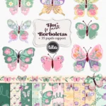 Flor de Maria – Kit Extra Borboletas (Tita)
