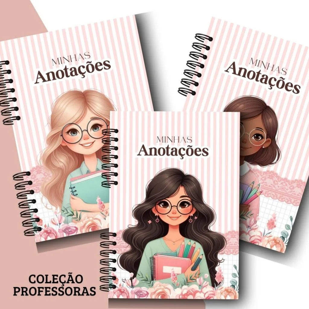 1-10-scaled Caderno de Anotações – Coleção Professoras - Imagem 1
