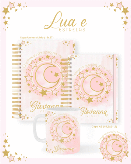 Lua e Estrelas - Escolar Teen Adulto (Pamella)
