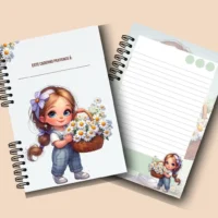 Caderno de Anotações – Garotinha e as Margaridas - Imagem 2