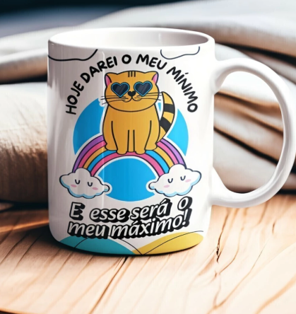 Hoje darei o meu mínimo – Arte Avulsa Caneca