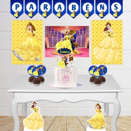 Bela e a fera - Kit Festa