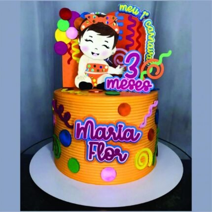 Bloquinho Maria Flor - Topo de Bolo