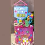 Bloquinho da Bella - Topo de bolo