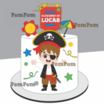 Bloquinho do Lucas Pirata - Topo de bolo