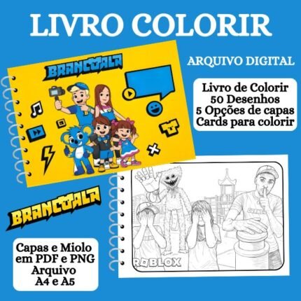 Brancoala - Livro de Colorir