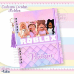 Caderno Roblox Menina