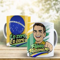 Estampas Flavio Bolsonaro Canecas - Imagem 4
