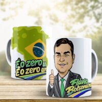 Estampas Flavio Bolsonaro Canecas - Imagem 2