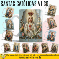 Santas Católicas V1 – 3D Canecas