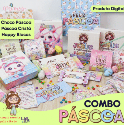 COMBO Páscoa 2026 (Mimos Personalizados)