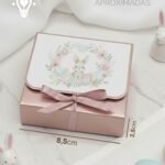 Caixa Carteira Páscoa Rosê