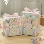 Caixa Para Guloseimas em Acetato - Páscoa