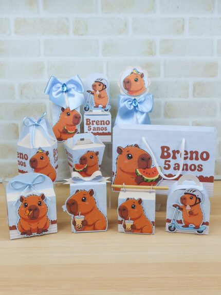 Capivara Menino - Kit Festa