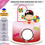 Carnaval - Topo de Bolo