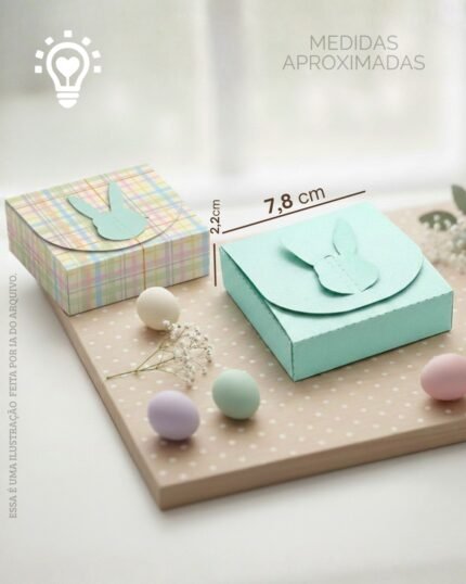 Carteirinha Coelho - Páscoa