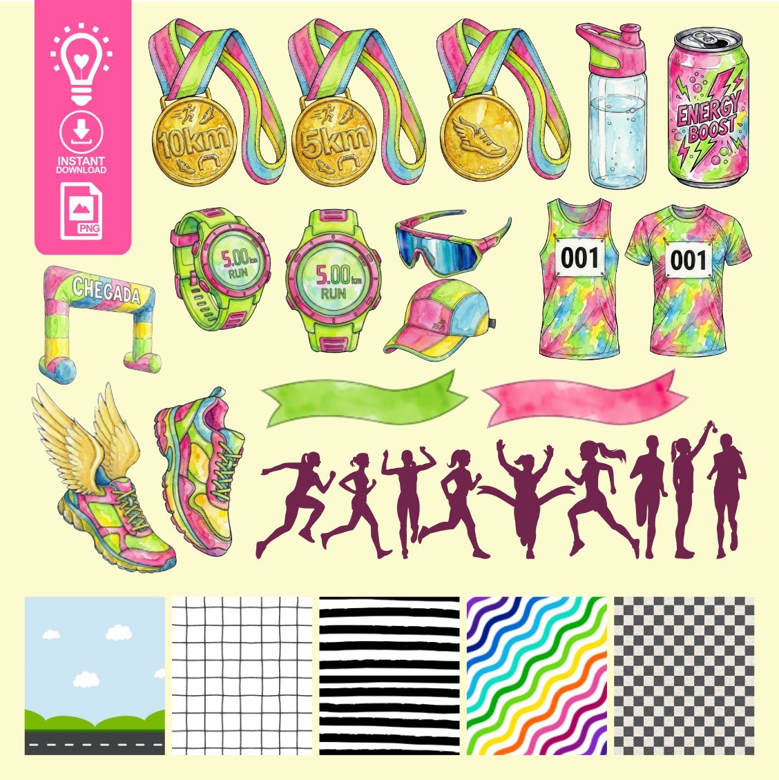 Corrida Colorida - Kit Digital Corrida Colorida - Kit Digital - Imagem 1