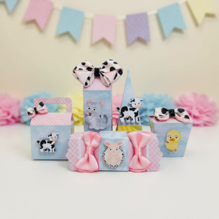 Fazendinha Rosa - Kit Festa