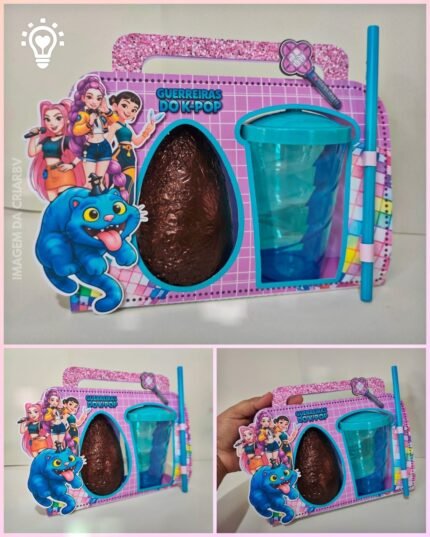 Guerreiras do K-poop – Porta Ovos de Páscoa