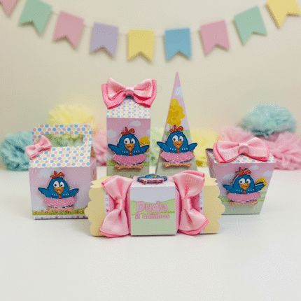 Galinha Pintadinha Rosa - Kit Festa