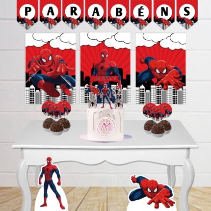Homem aranha - Kit Festa