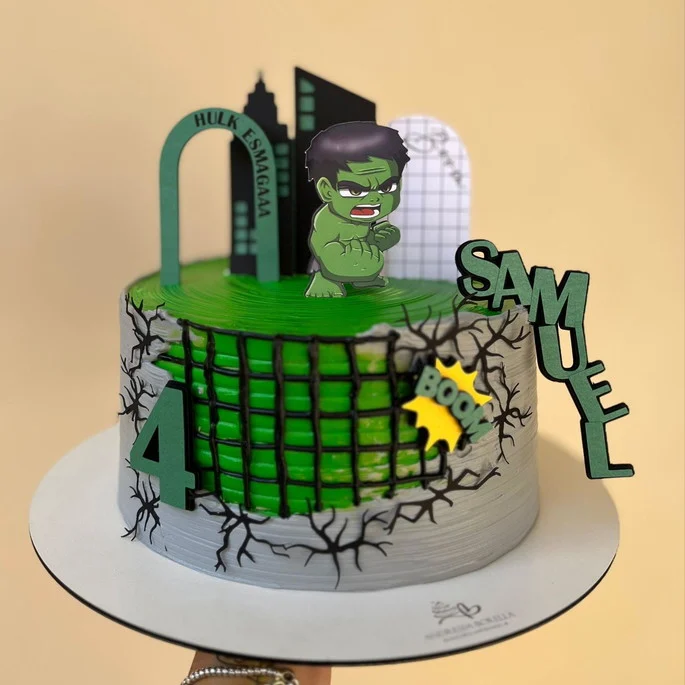 Hulk - Topo de Bolo Hulk - Topo de Bolo - Imagem 1